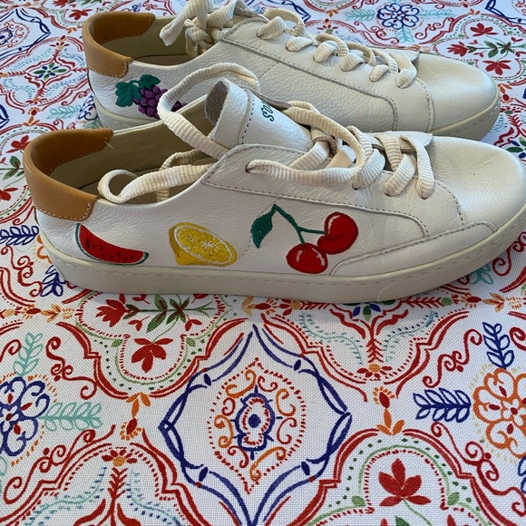 SOLUDOS FRUIT SALAD IBIZA WHITE SNEAKER - Picture 2 of 6